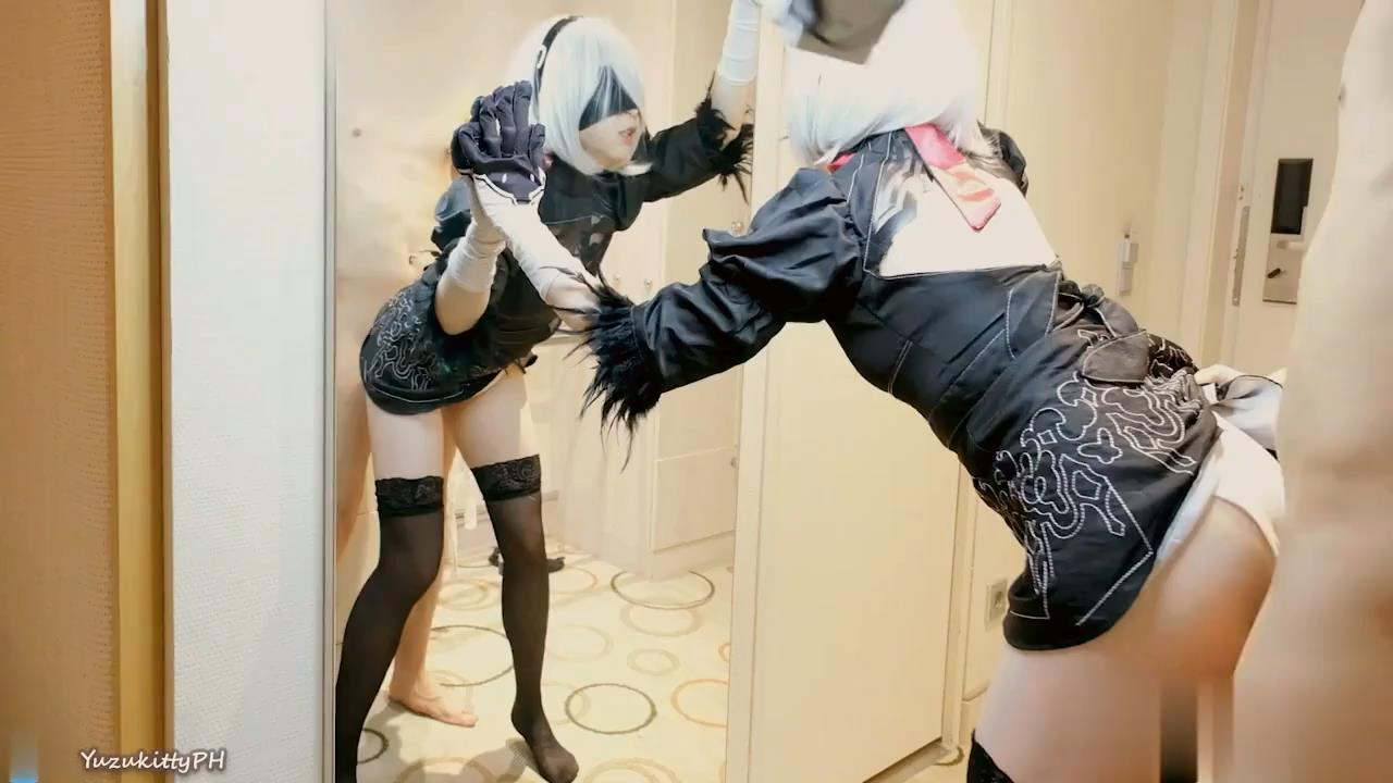 【Yuzukitty】全网首发_劲爆网红美少女【柚子猫】_Cosplay【极限整备：性爱病毒入侵的2B】高清720P原版无水印